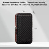 Vonetti Carbone Faraday Box for Car Keys – RFID Blocking Key Fob Protector - Anti Theft Signal Blocker Case, Keyless Entry Protection Box - Car Key Holder & Security Car Accessories for Men & Women
